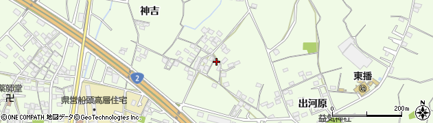 兵庫県加古川市東神吉町出河原676周辺の地図