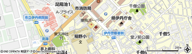 神戸地方検察庁伊丹支部周辺の地図
