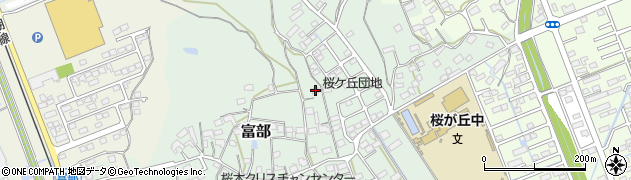 静岡県掛川市富部879周辺の地図