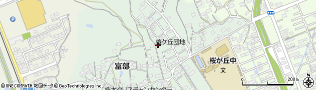 静岡県掛川市富部880周辺の地図