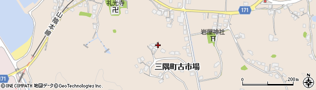 島根県浜田市三隅町古市場1572周辺の地図
