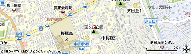 桜塚パークマンション周辺の地図