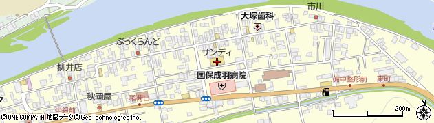 サンディ成羽ショッピングパーク周辺の地図