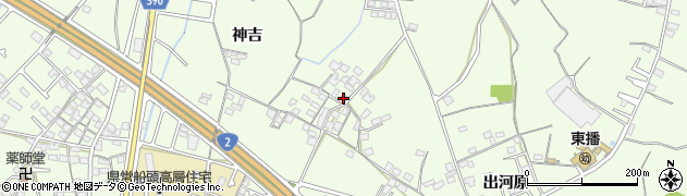 兵庫県加古川市東神吉町出河原681周辺の地図