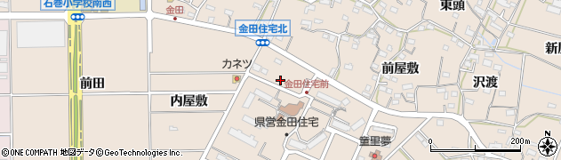 愛知県豊橋市石巻町野田40周辺の地図
