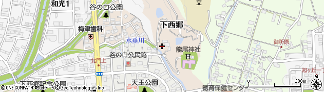 静岡県掛川市下西郷周辺の地図
