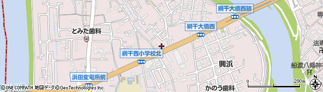 兵庫県姫路市網干区興浜1143周辺の地図