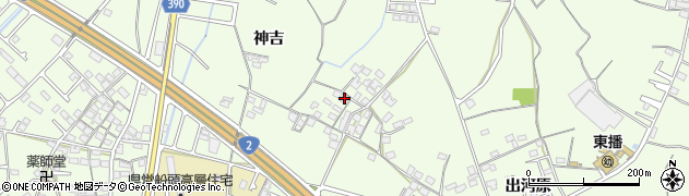兵庫県加古川市東神吉町出河原667周辺の地図