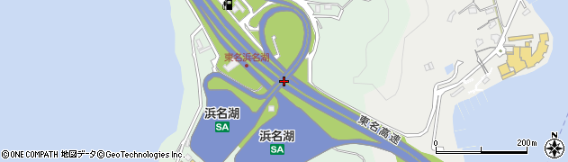 浜名湖ＳＡ周辺の地図