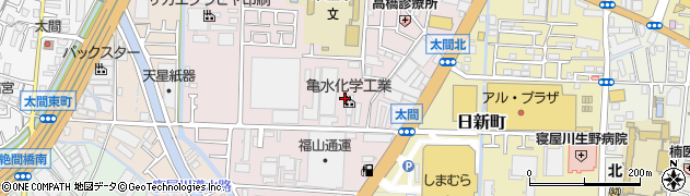 大阪府寝屋川市豊里町17周辺の地図