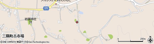 島根県浜田市三隅町古市場730周辺の地図