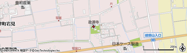 政源寺周辺の地図