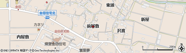 愛知県豊橋市石巻町（前屋敷）周辺の地図