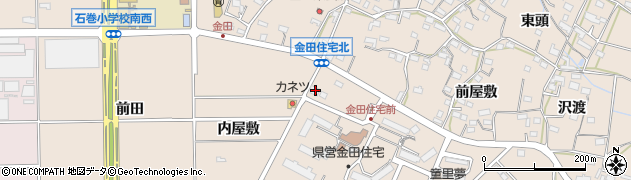愛知県豊橋市石巻町野田35周辺の地図
