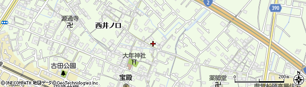 兵庫県加古川市東神吉町西井ノ口154周辺の地図