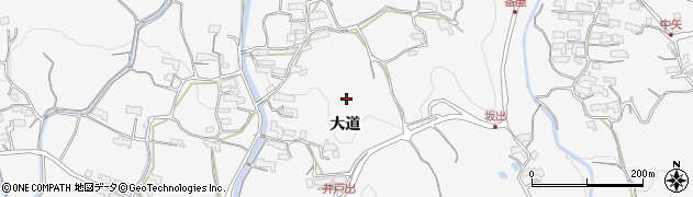 三重県伊賀市島ヶ原（大道）周辺の地図