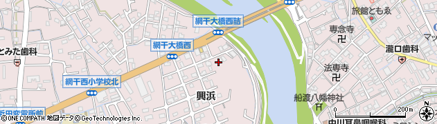 兵庫県姫路市網干区興浜1368周辺の地図