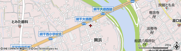 兵庫県姫路市網干区興浜1375周辺の地図