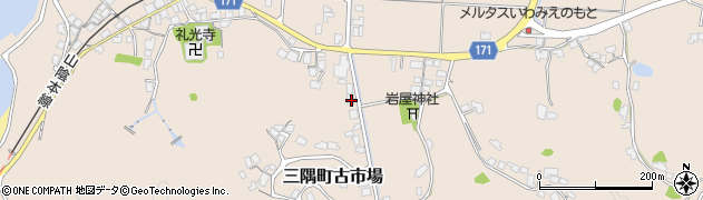 島根県浜田市三隅町古市場956周辺の地図