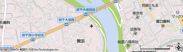 兵庫県姫路市網干区興浜1315周辺の地図