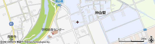 静岡県袋井市沖山梨89周辺の地図