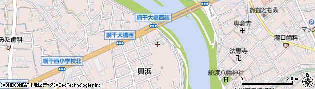 兵庫県姫路市網干区興浜1317周辺の地図