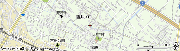 兵庫県加古川市東神吉町西井ノ口489周辺の地図