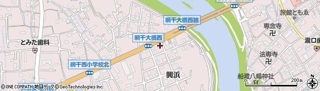 兵庫県姫路市網干区興浜1373周辺の地図