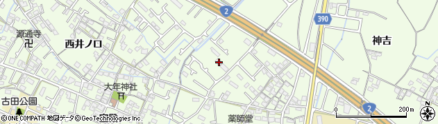 兵庫県加古川市東神吉町西井ノ口24周辺の地図