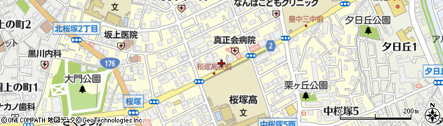旧大阪中央環状線周辺の地図