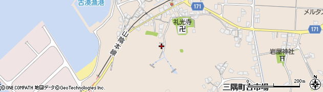 島根県浜田市三隅町古市場1417周辺の地図