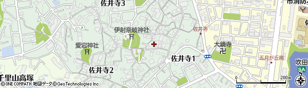 西宝寺周辺の地図
