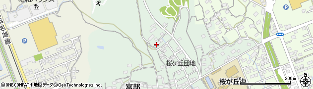 静岡県掛川市富部564周辺の地図