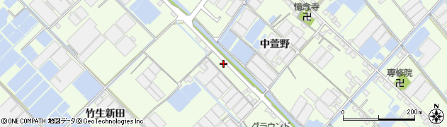愛知県西尾市一色町生田巨海地周辺の地図