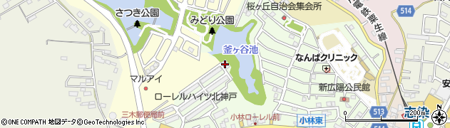 ローレルハイツ北神戸管理組合周辺の地図