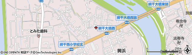 兵庫県姫路市網干区興浜1193周辺の地図