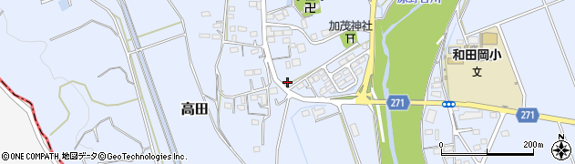 静岡県掛川市高田124周辺の地図