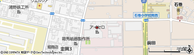愛知県豊橋市石巻本町（越川）周辺の地図
