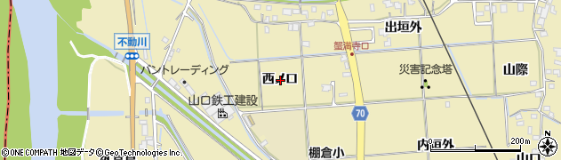 京都府木津川市山城町綺田西ノ口周辺の地図