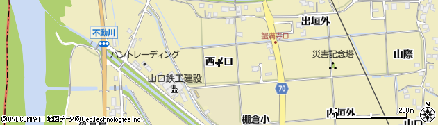 京都府木津川市山城町綺田（西ノ口）周辺の地図