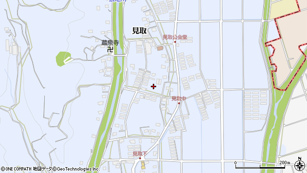 〒437-0005 静岡県袋井市見取の地図