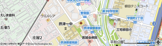 コノミヤ　摂津市駅前店周辺の地図