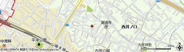 兵庫県加古川市東神吉町西井ノ口568周辺の地図