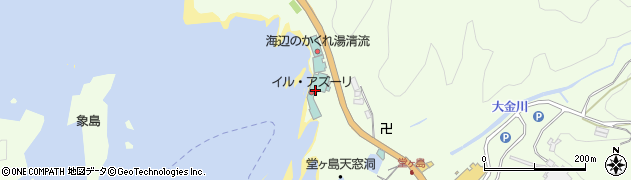 堂ケ島アクーユ三四郎周辺の地図