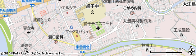 姫路市立網干テニスコート周辺の地図