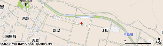 愛知県豊橋市石巻町（丁田）周辺の地図