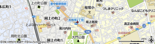 スクールＩＥ　桜塚校周辺の地図
