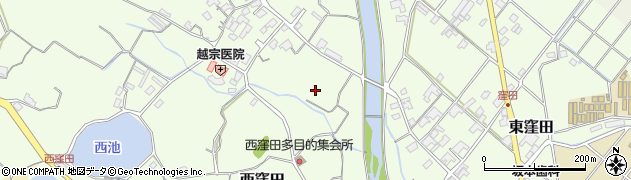 岡山県赤磐市西窪田周辺の地図