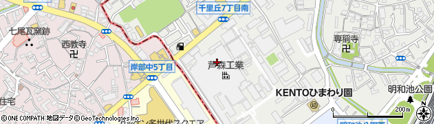 芦森工業株式会社　大阪工場周辺の地図
