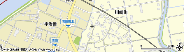 愛知県豊橋市川崎町156周辺の地図